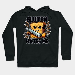 Angry Gluten Hates Me Hoodie